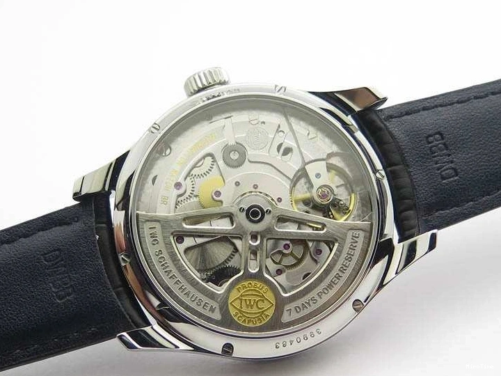 MIROTIME 1217 Portuguese Real PR Real Annual Calendar IW5035 YLF 1:1 Best Edition White Dial On Leather Strap A Refined 7243